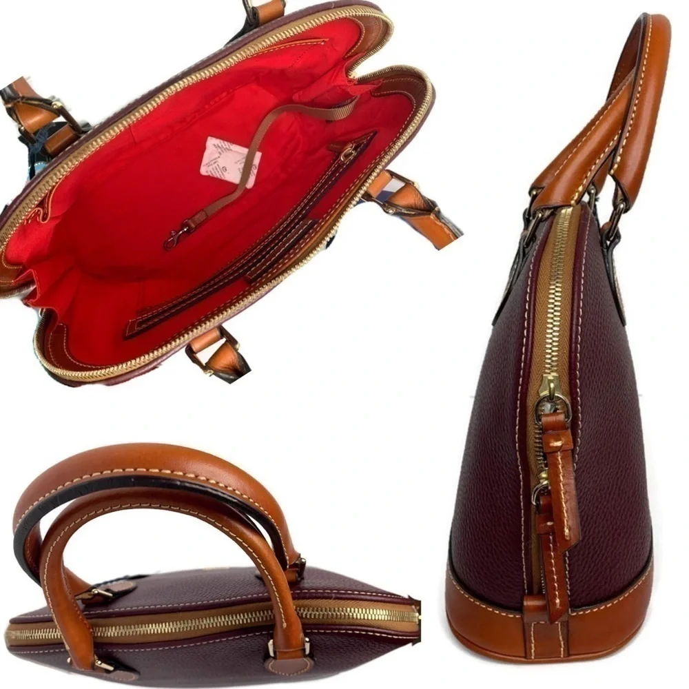 Dooney & Bourke Bordeaux Burgundy ZIP Zip Satchel
